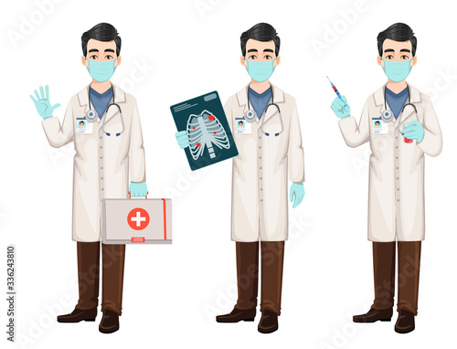 Doctor working during coronavirus outbreak