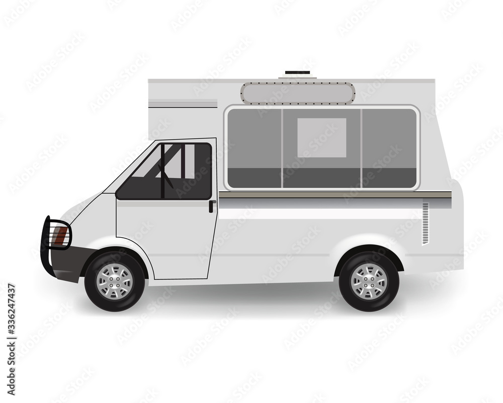 Food Truck Blank Food Truck Blank