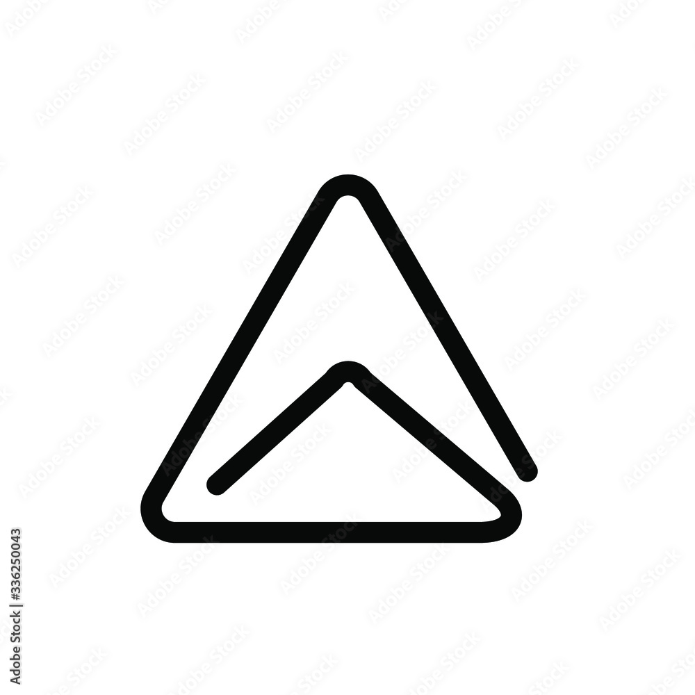 Paper clip icon template Paper clip icon template