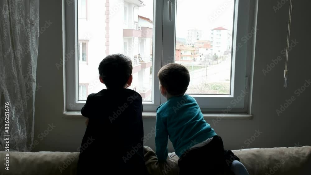 Children who are forbidden to go out due to Corona virus, Children who are forbidden to go out due to Corona virus,