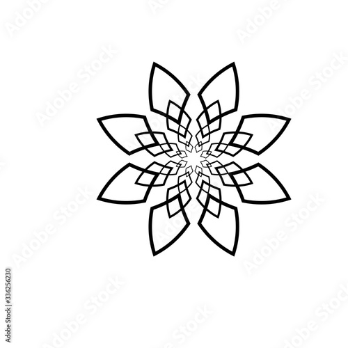 tribal ethnic tattoo icon vector illustration design logo