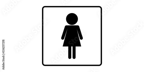 ICONO GENERO SILUETA MUJER BAÑO/WC
