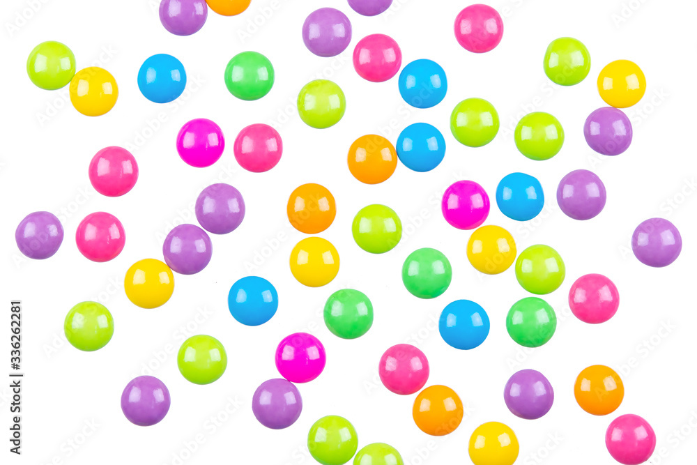 Colorful chocolate coated candy isolated on white background with clipping path. Colorful chocolate coated candy isolated on white background with clipping path.