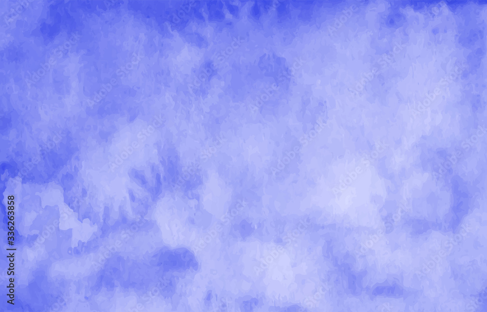 purple watercolor vector background. Abstract hand paint square stain backdrop.