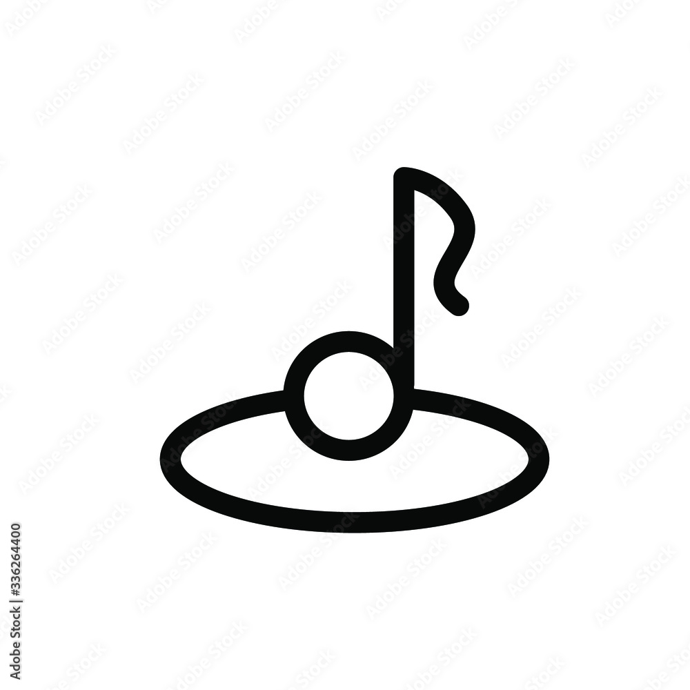 Music icon template