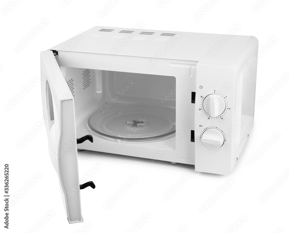 Obraz premium microwave on a white