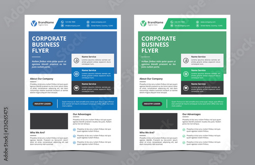 Corporate Business Flyer Template Vector Design