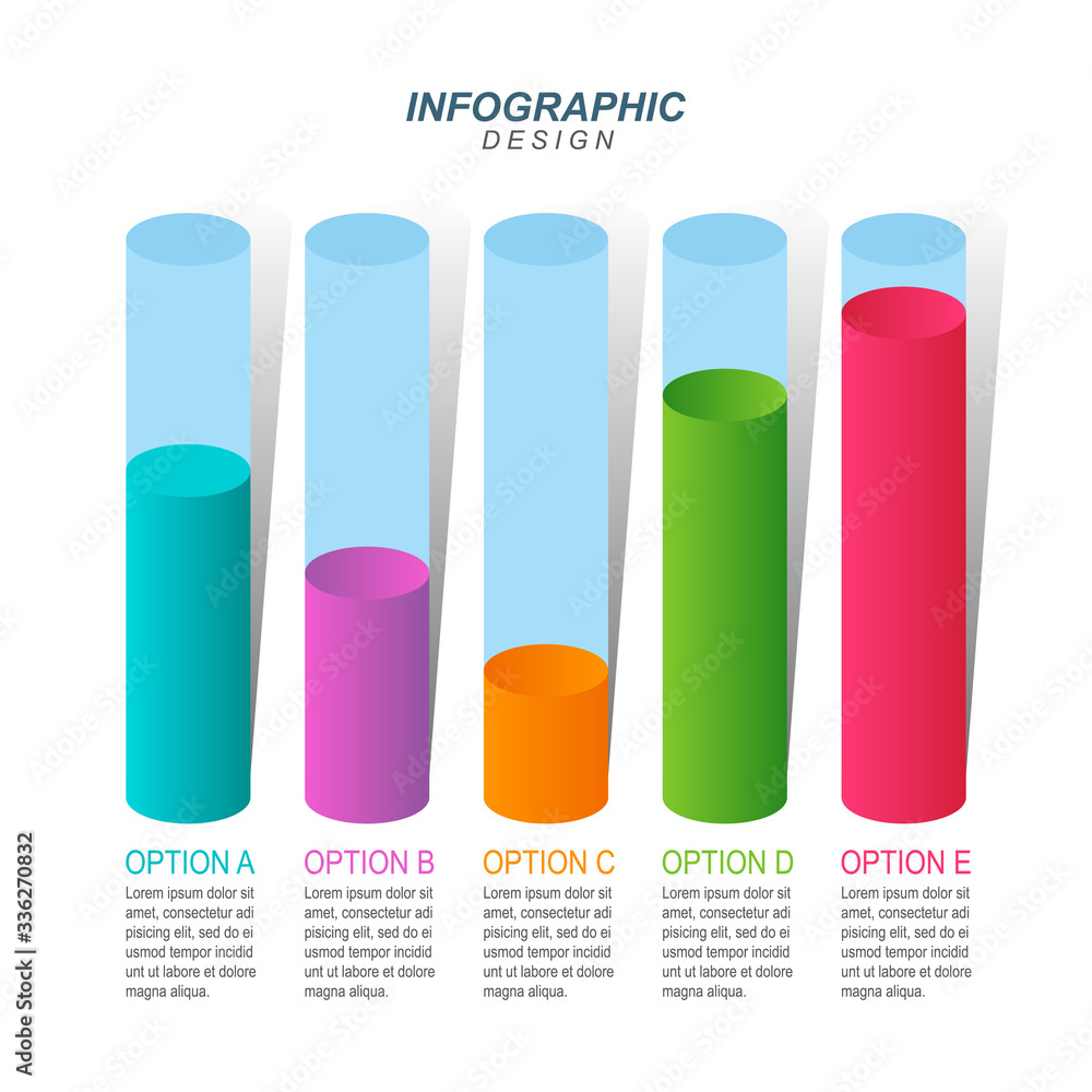 Improved Recovered After Crisis Graph Bar Chart Economic Statistical Infographic