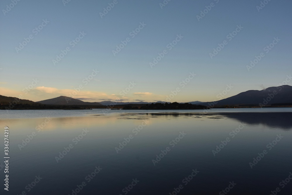 lake and mountain 