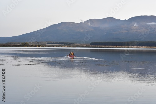 kayak on lake