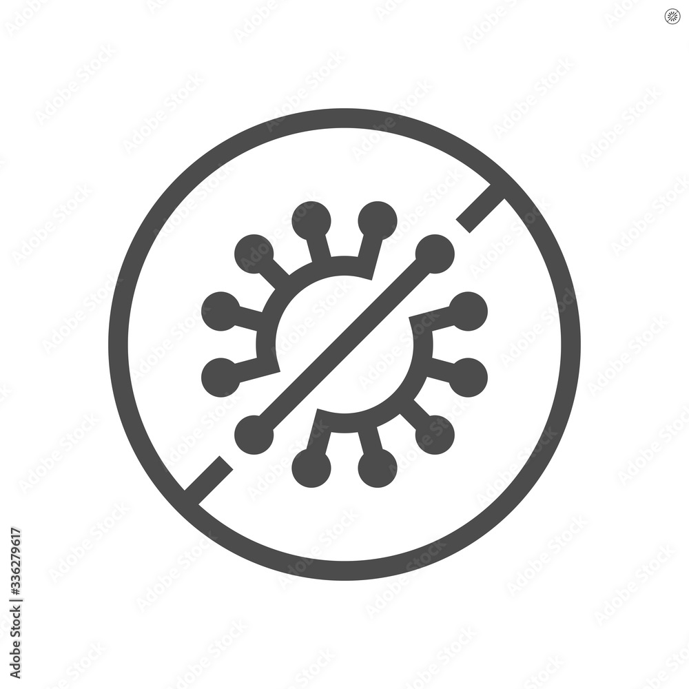 Coronavirus disease vector icon design, 48x48 pixel perfect and editable stroke. Coronavirus disease vector icon design, 48x48 pixel perfect and editable stroke.