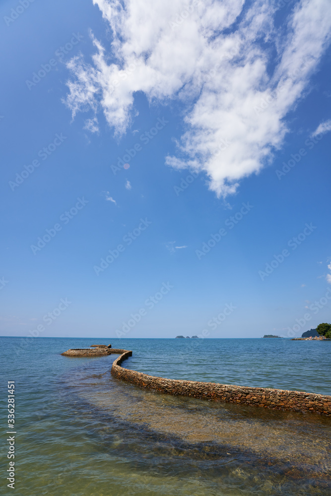 koh chang seascape landscape view in day time