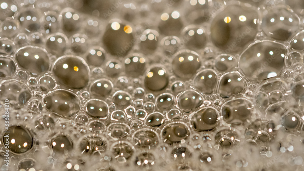 A close up of washing detergent bubbles at home in adelaide south australia on 1st February 2020 A close up of washing detergent bubbles at home in adelaide south australia on 1st February 2020