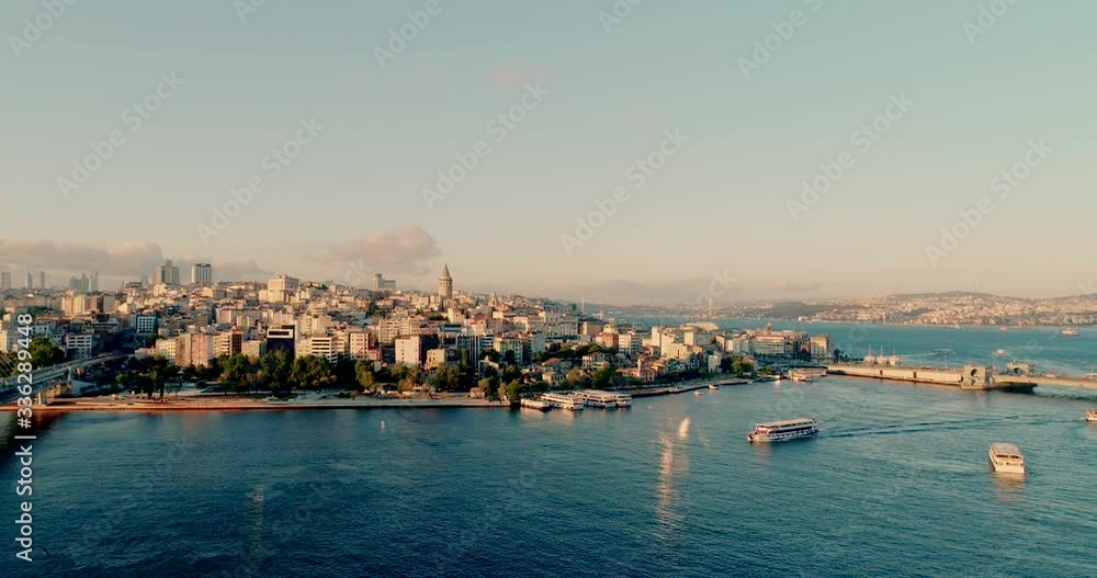 Aerial of 15th July Martyrs Bridge,Bosporus natural strait,narrow between Asia and Europe in Istanbul,Turkey.Istanbul sunset footage.Golden Horn Metro Bridge, Galata bridge.Bosphorus Halic bay. Aerial of 15th July Martyrs Bridge,Bosporus natural strait,narrow between Asia and Europe in Istanbul,Turkey.Istanbul sunset footage.Golden Horn Metro Bridge, Galata bridge.Bosphorus Halic bay.