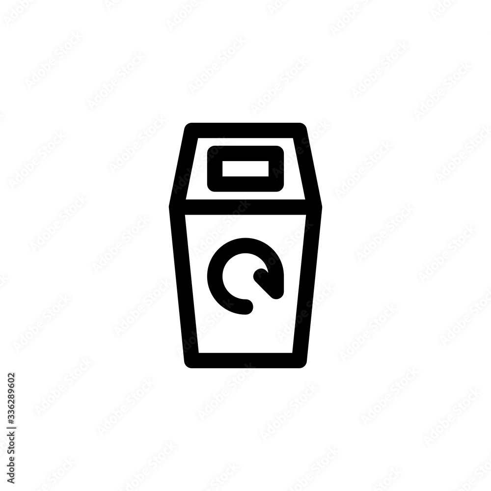 Trash Bin Environment Outline Icon Logo Vector Illustration
Trash Bin Environment Outline Icon Logo Vector Illustration