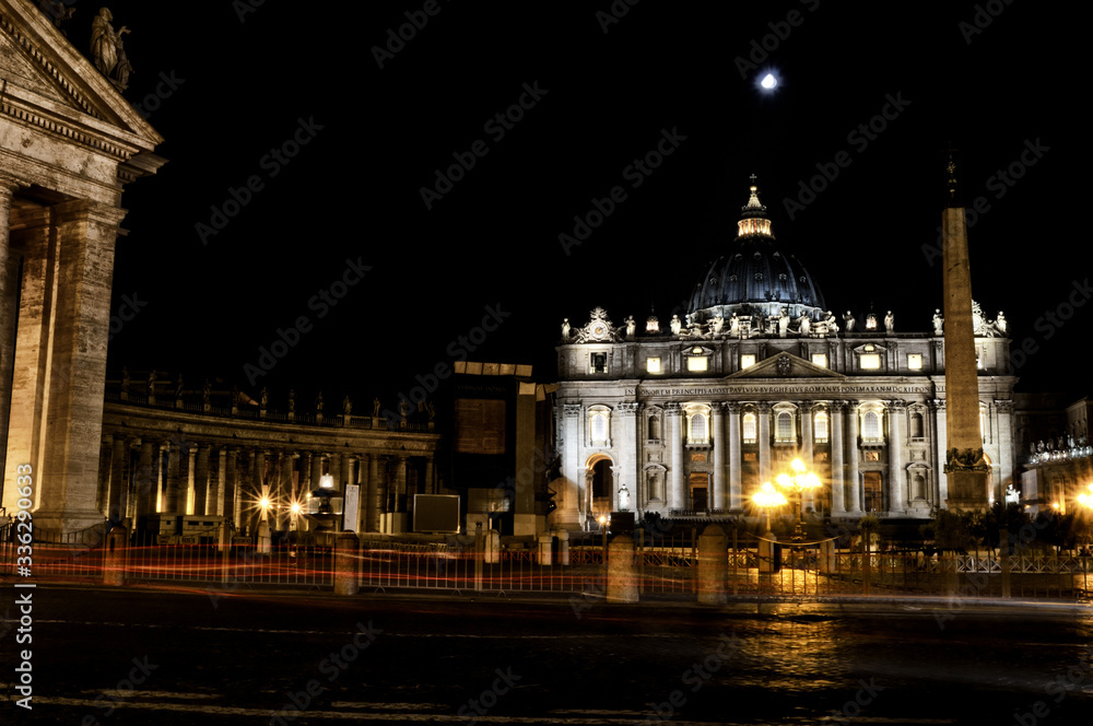 night view of Roma