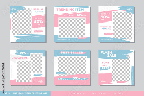 Instagram Puzzle Social media post template