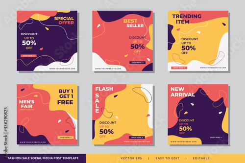 Instagram Puzzle Social media post template
