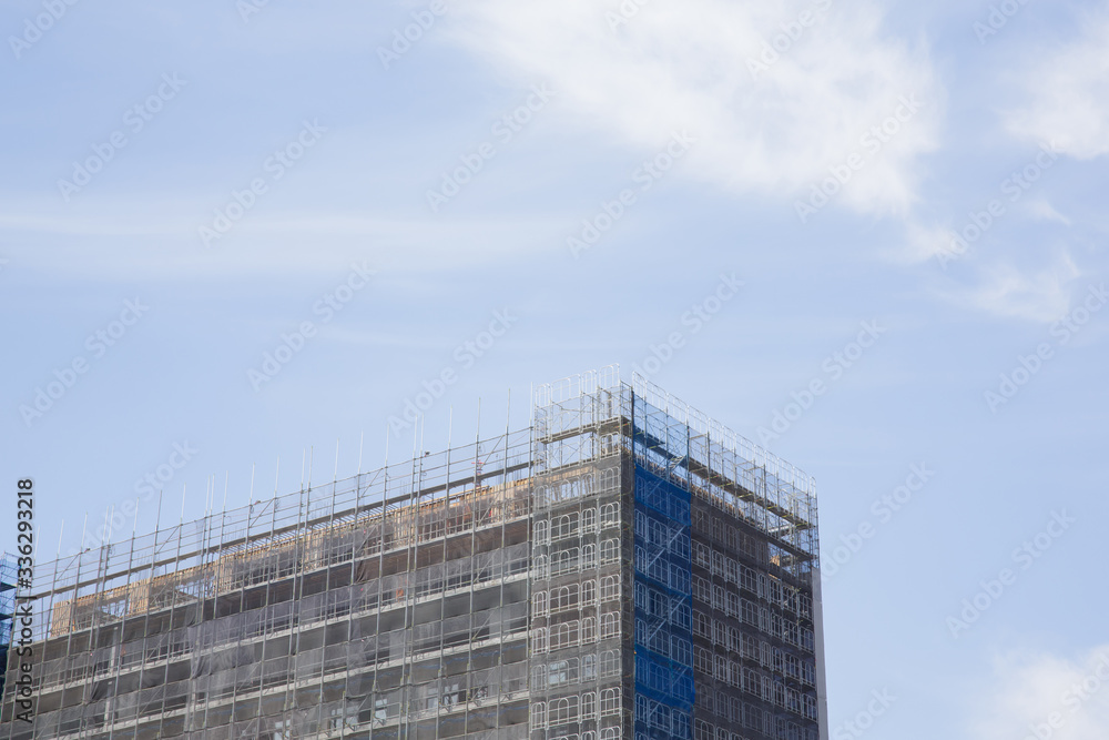 Fototapeta premium 足場 イメージ