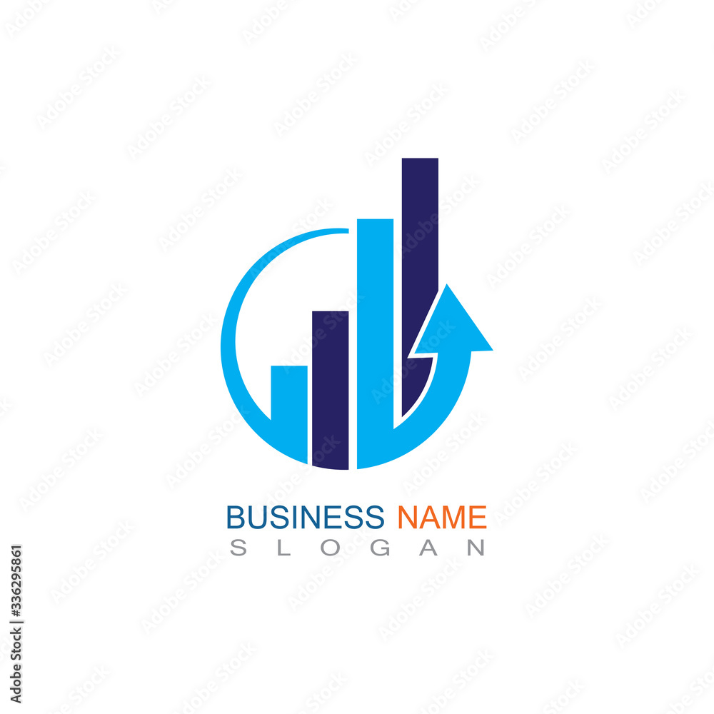 Business trading Finance Logo template vector icon design Business trading Finance Logo template vector icon design
