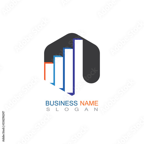 Creative Accounting Concept Logo Design Template