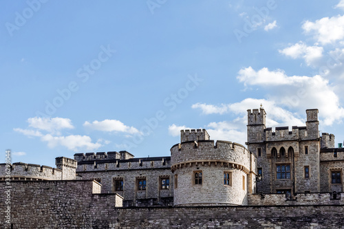 Historical architecture in London, England.