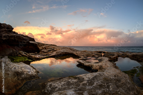 Sunrise by the sea, Bronte Beach, Sydney Australia © Gary