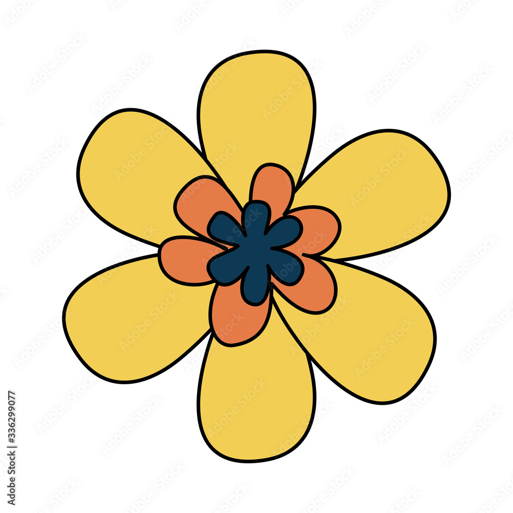 flower design, natural floral nature plant ornament garden decoration and botany theme Vector illustration flower design, natural floral nature plant ornament garden decoration and botany theme Vector illustration