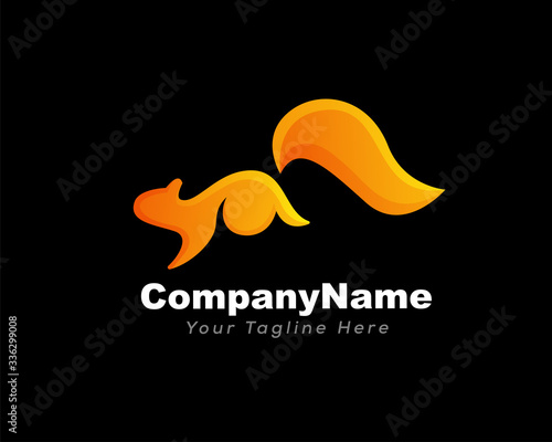 land squirrel from jump logo design inspirations