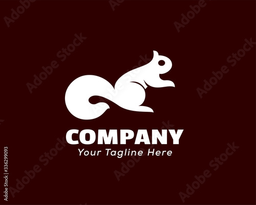 Stand Squirrel art logo design inspiration © ShiipArts