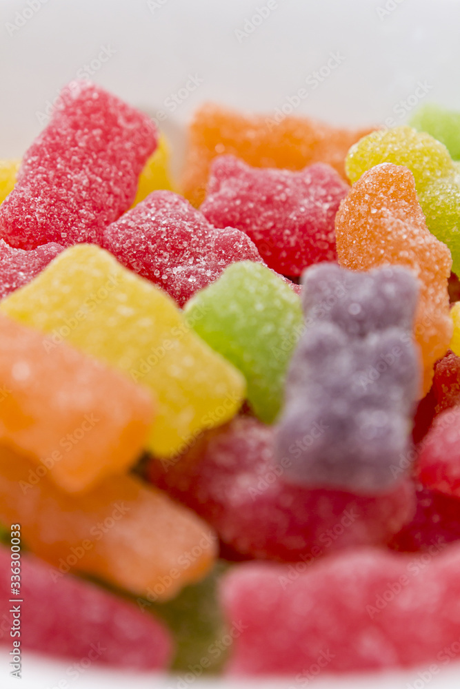 colourful candy jelly bears sugar coated colourful candy jelly bears sugar coated