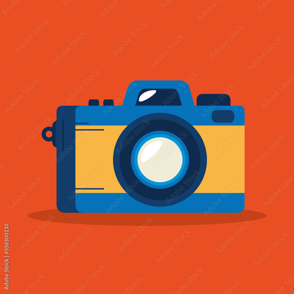 camera photographic device isolated icon vector illustration design