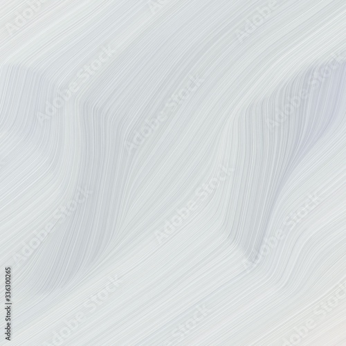 elegant background square graphic with light gray, white smoke and silver color. modern curvy waves background design