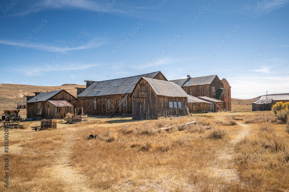 Abandoned house in the ghost town - Bodie national historical landmark, The USA Abandoned house in the ghost town - Bodie national historical landmark, The USA