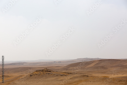 View to the desert near Giza