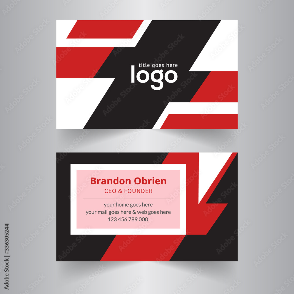 Corporate Business card Template Design Corporate Business card Template Design