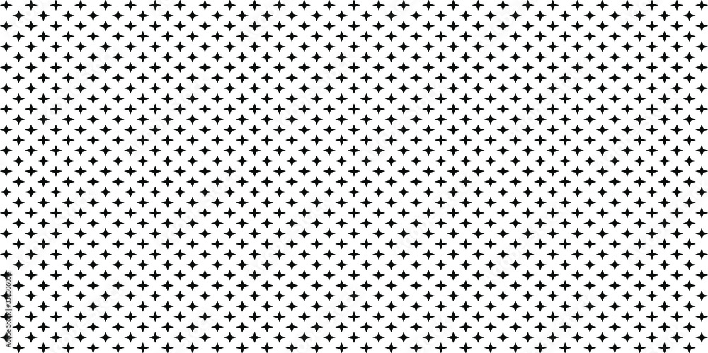 Black and white seamless polka  pattern vector