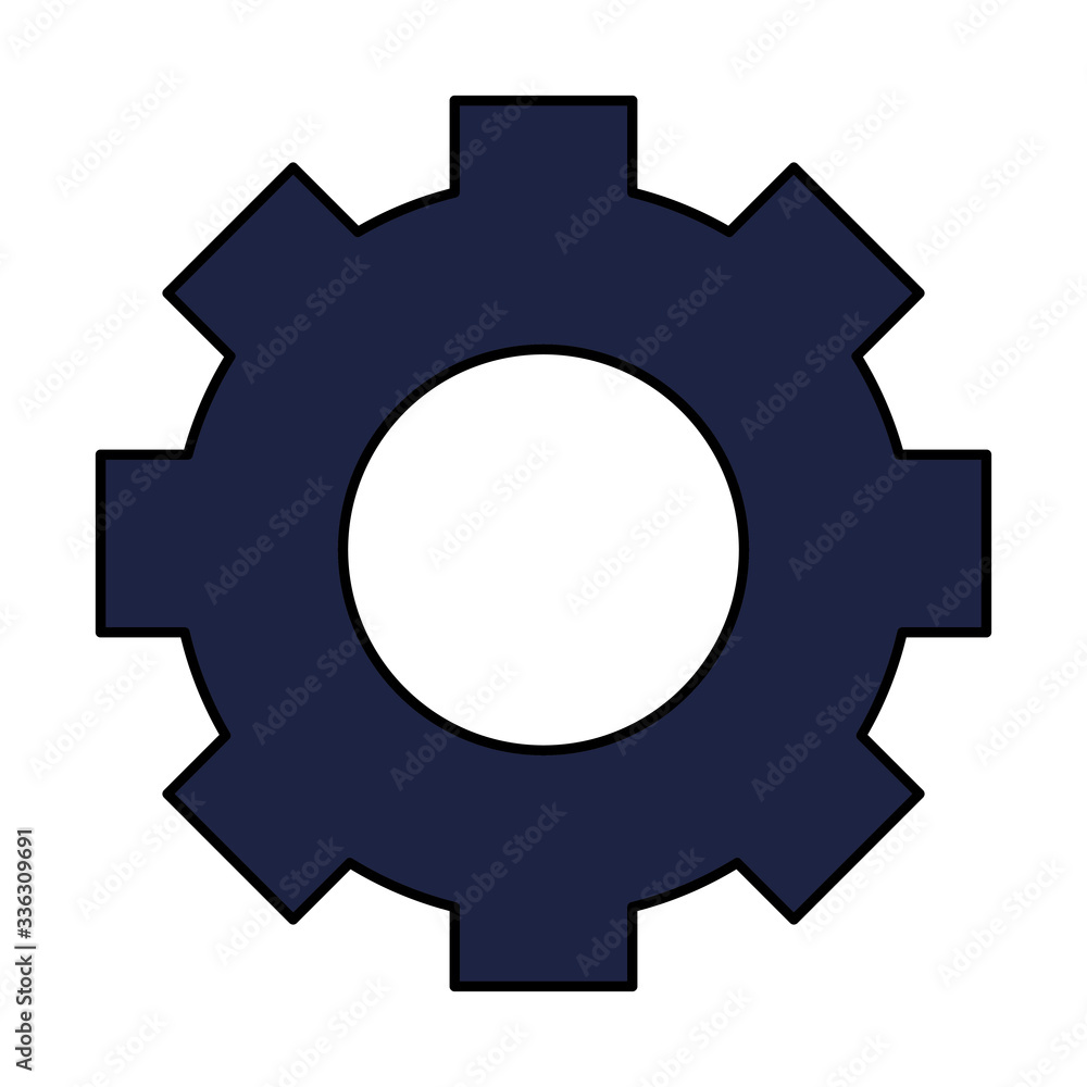 Gear design, construction work repair machine part technology industry and technical theme Vector illustration
