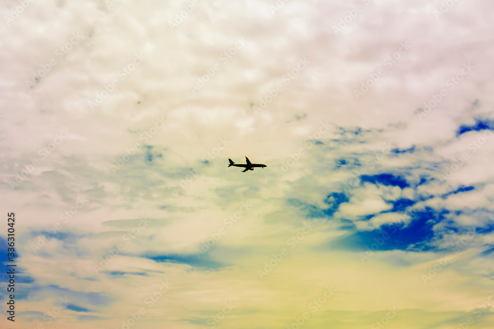 Fototapeta premium airplane in the sky