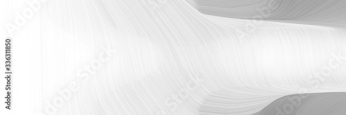 elegant artistic header design with white smoke, dark gray and silver colors. fluid curved flowing waves and curves