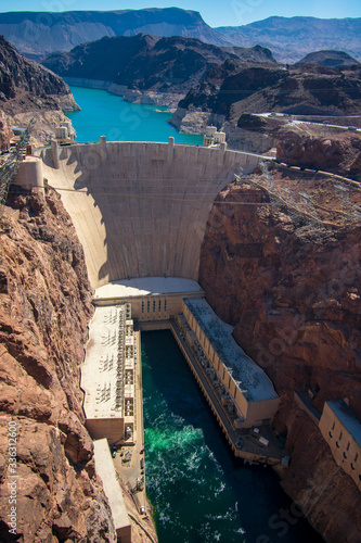 View of Hoover Dam, United states