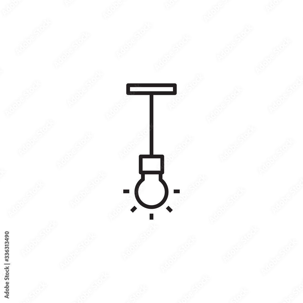 Light Bulb icon vector. Lighting Electric lamp vector icon. Electricity, shine symbol. Trendy Flat style for graphic design, Web site, UI. EPS10. - Vector illustration Light Bulb icon vector. Lighting Electric lamp vector icon. Electricity, shine symbol. Trendy Flat style for graphic design, Web site, UI. EPS10. - Vector illustration