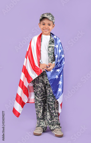 Little African-American sol...