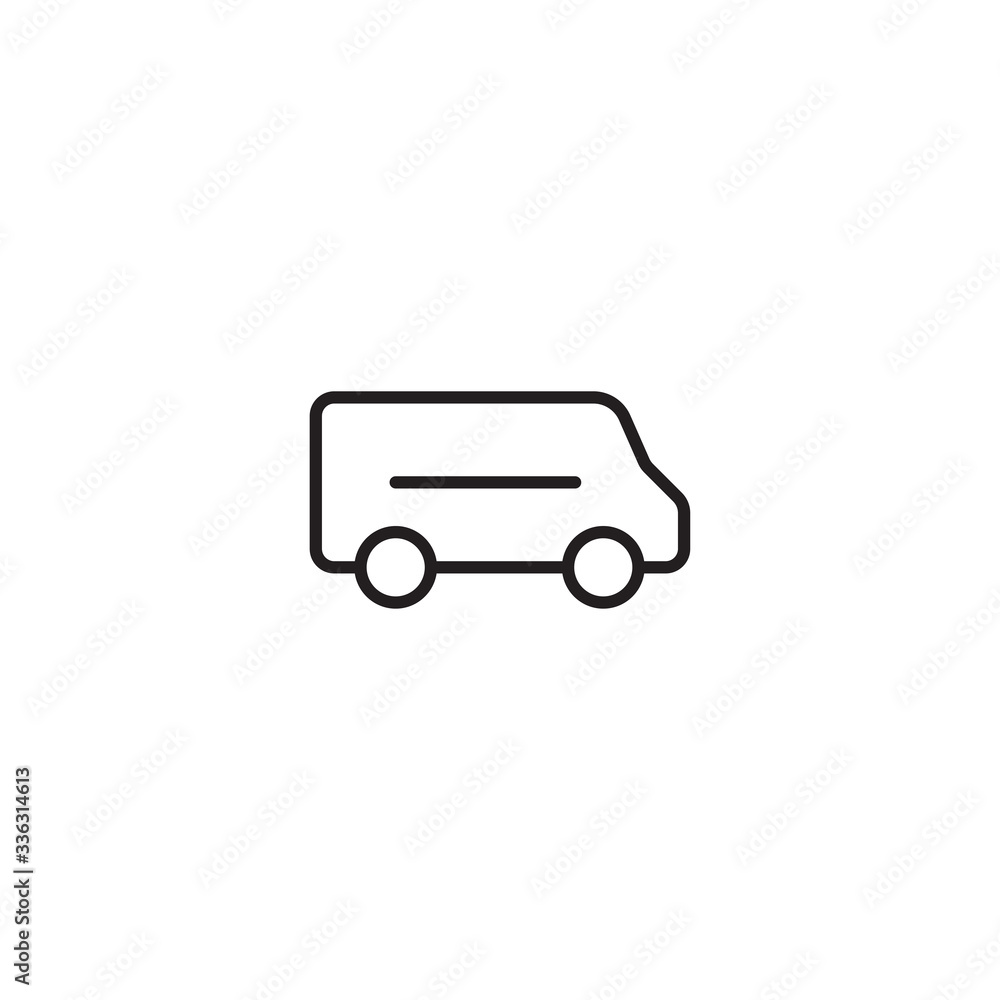 Bus vector icon. Car symbol on white background. Trendy Flat style for graphic design, Web site, UI. EPS10. - Vector illustration Bus vector icon. Car symbol on white background. Trendy Flat style for graphic design, Web site, UI. EPS10. - Vector illustration
