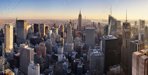 New York skyline at sunset, USA. © TTstudio