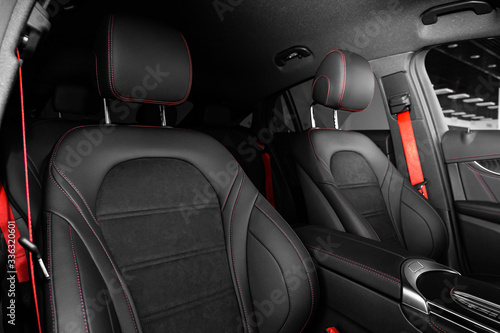 Obraz na plátně Salon of a new stylish car
