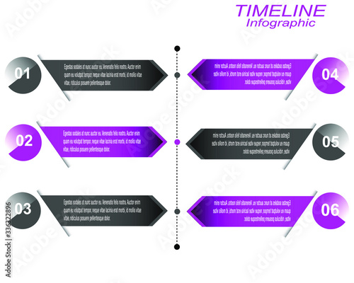 Business Time line Infographics Design