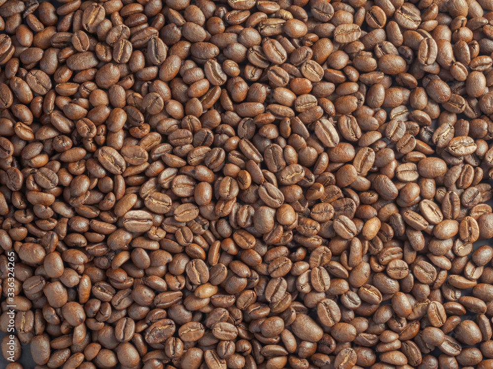 roasted coffee beans, can be used as a background roasted coffee beans, can be used as a background