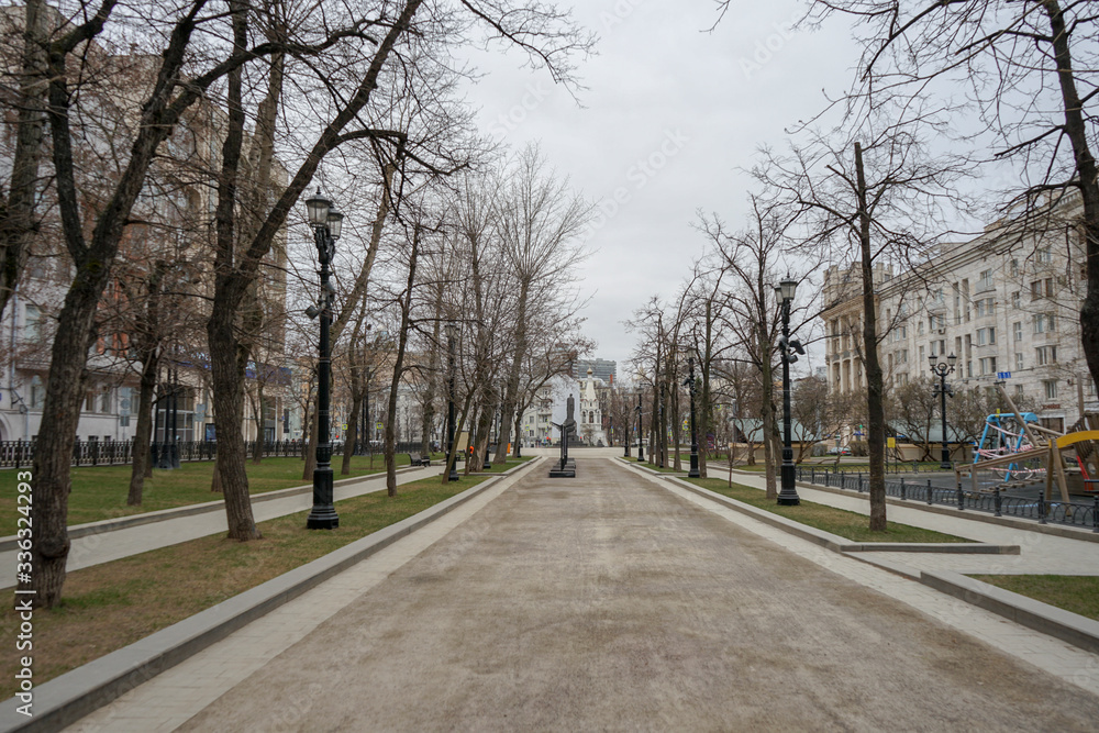 Empty streets of Moscow. The empty city. Quarantine
Empty streets of Moscow. The empty city. Quarantine