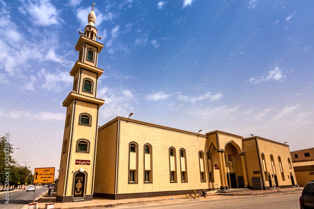 Aljomaih Mosque on Yahya Al Ilmi, Riyadh, Saudi Arabia